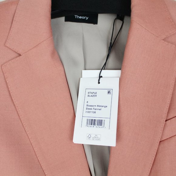 NWT Theory Staple Wool-flannel Blazer - Picture 4 of 14